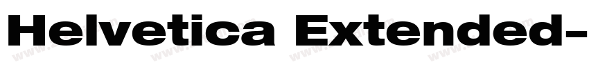Helvetica Extended字体转换